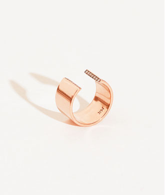 Pave Wide Open Ring